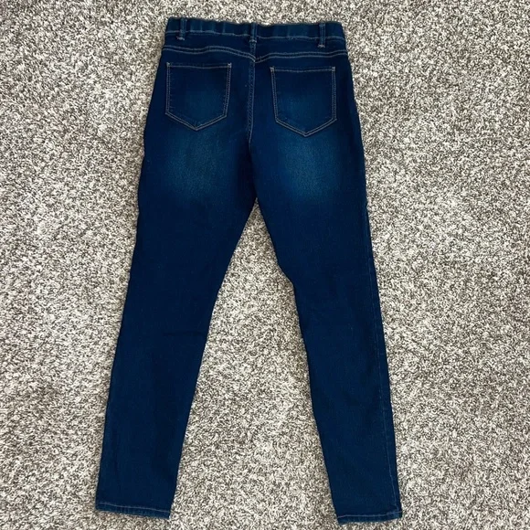 Wonder Nation Dark Blue Jeans with Floral Embroidery - Picture 6 of 6